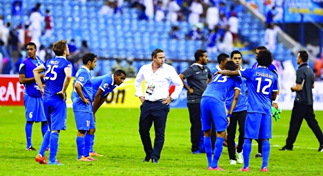 "لاعبو الهلال في حالة ذهول لخسارة اللقب \t إي بي أي"