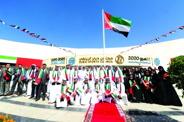 "مجلس دبي الرياضي يحتفل بالمناسبة"