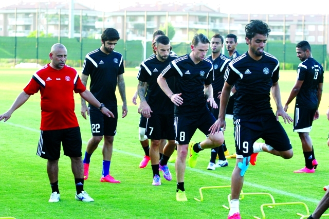 "تدريبات قوية للنصر قبل مواجهة العين البيان"