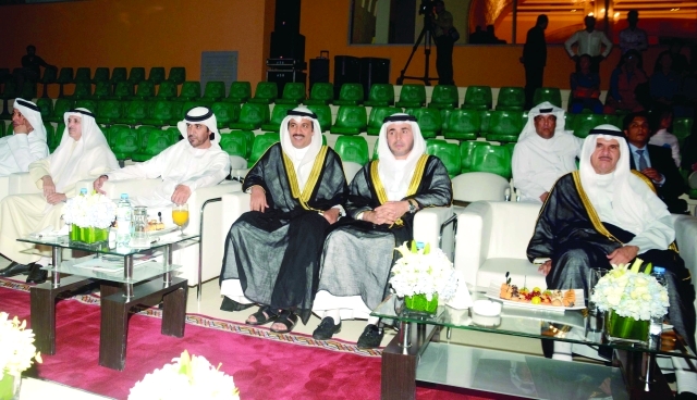 "كبار الحضور في حفل الافتتاح"