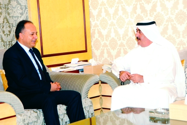 ".. وسموه خلال استقبال قنصل الأردن وام"