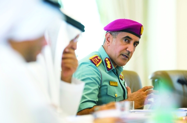 "محمد الرميثي متحدثاً"