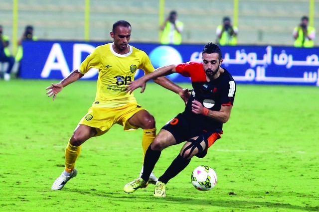 "الوصل وعجمان «حبايب» في الكأس تصوير: عمران خالد"