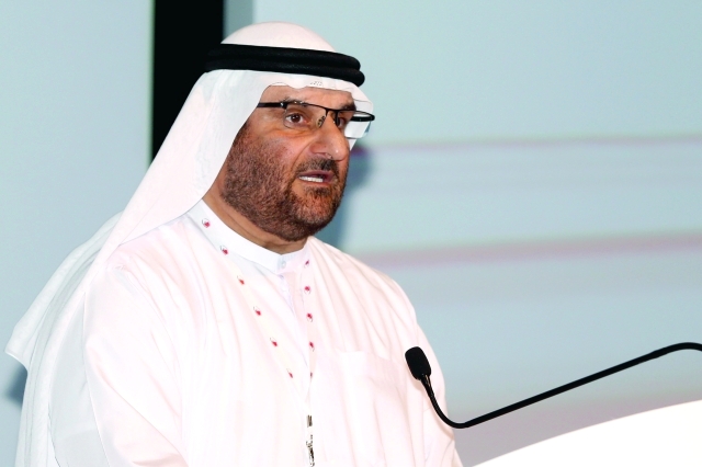 "عبدالله الشيباني يلقي الكلمة"