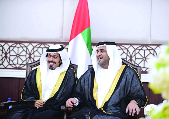 "العريسان محمد بن حمدان وخليفة بن طحنون"