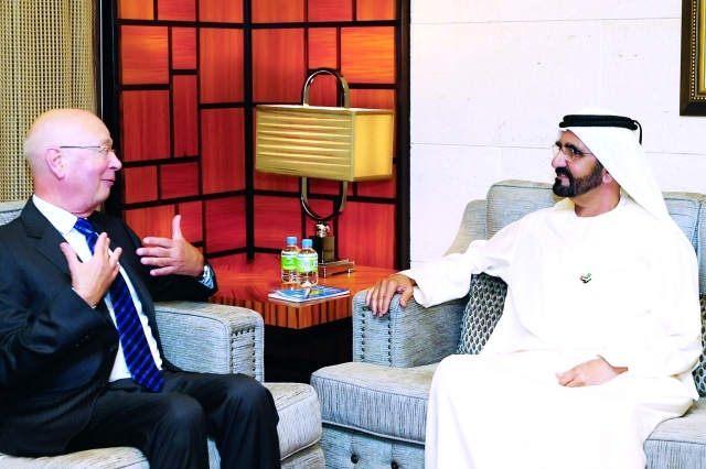 ".. وسموه في حديث مع رئيس دافوس"