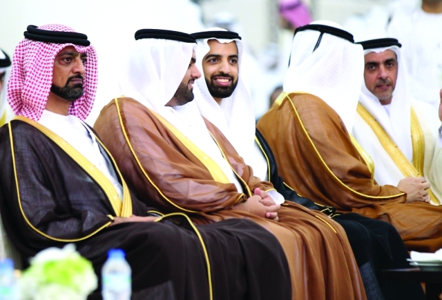 "عمار النعيمي ومحمد الشرقي ومحمد بن سعود وسيف بن زايد"