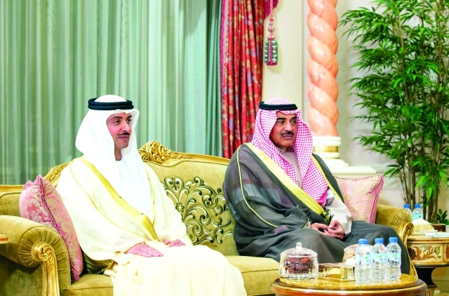 "هزاع بن زايد وصباح الخالد الحمد الصباح"