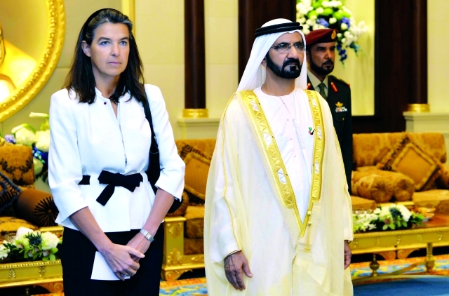 "..وسفيرة بلجيكا"