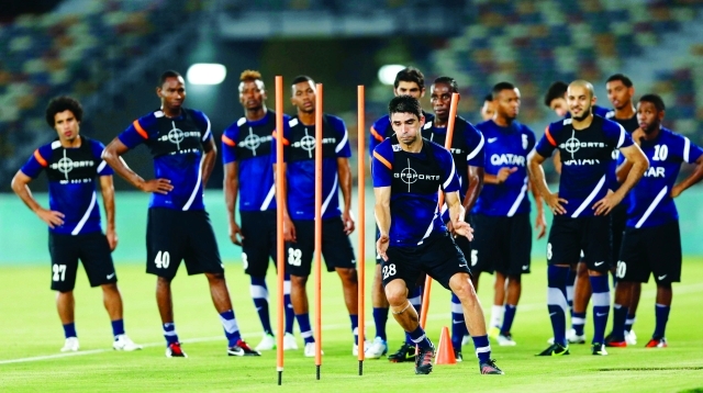 "تدريب سابق للمنتخب القطري \t البيان"