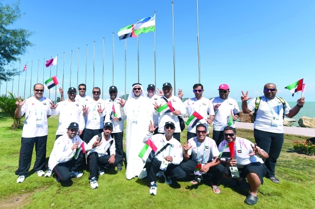 "من مراسم رفع علم الدولة في بوكيت \t تصوير ـــ يونس يونس"