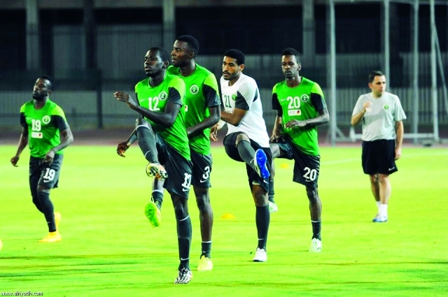"تدريبات المنتخب السعودي البيان"