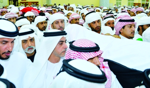 "وخلال تشييع الفقيدين"