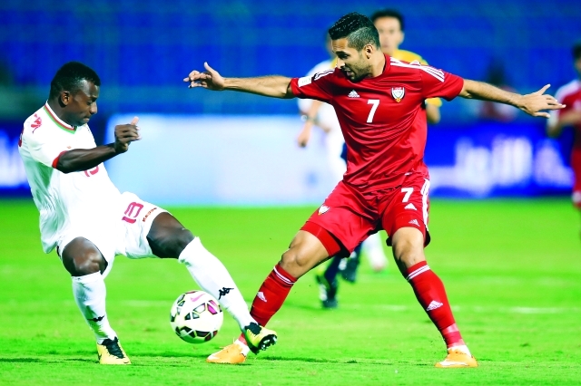 "من لقاء منتخبنا مع عمان في كأس الخليج 22"