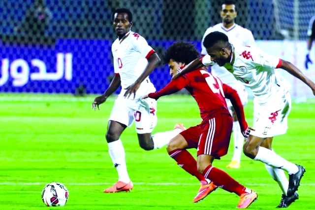 "مباراة الامارات وعمان فى دورة كاس الخليج العربى 22 14 اكتوبر 2014 تصوير خالد نوفل"