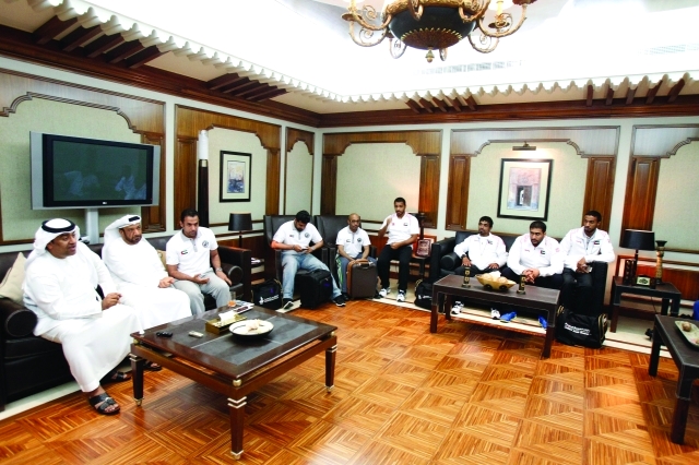 "الكمالي يتحدث لأبطال الجوجيتسو البيان"