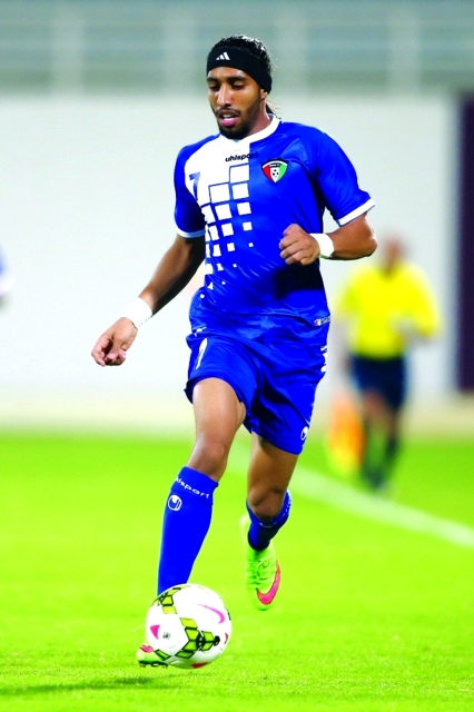 "فهد العنزي نجم منتخب الكويت"