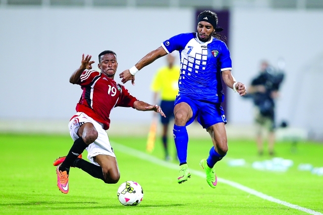 "العنزي نجم المنتخب الكويتي\tالبيان"
