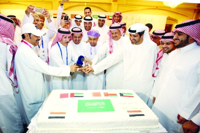 "احمد سعد الشريف يشارك في احتفاليه الاعلاميين"