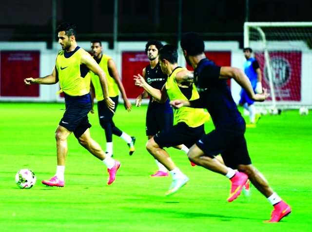 "من تدريبات فخر أبوظبي استعداداً للقاء الوحدة- البيان"