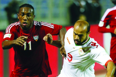 "مباراة الامارات وعمان فى دورة كاس الخليج العربى 22 14 اكتوبر 2014 تصوير خالد نوفل"