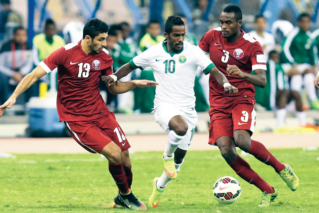 "نهائي السعودية وقطر يتجدد على استاد الملك فهد"