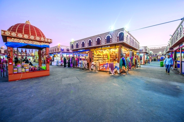 "جانب من الجناح في القرية العالمية"