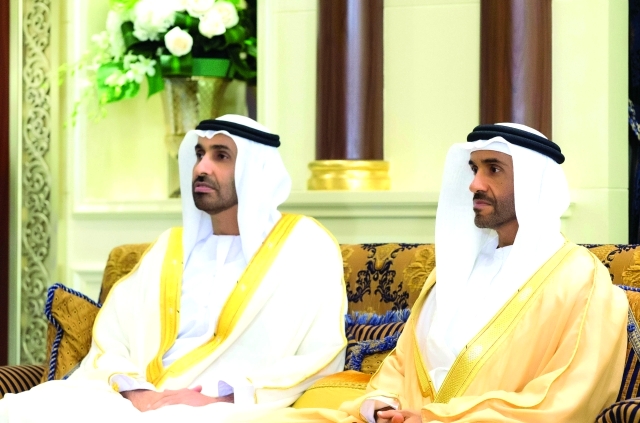 "سعيد ونهيان بن زايد"