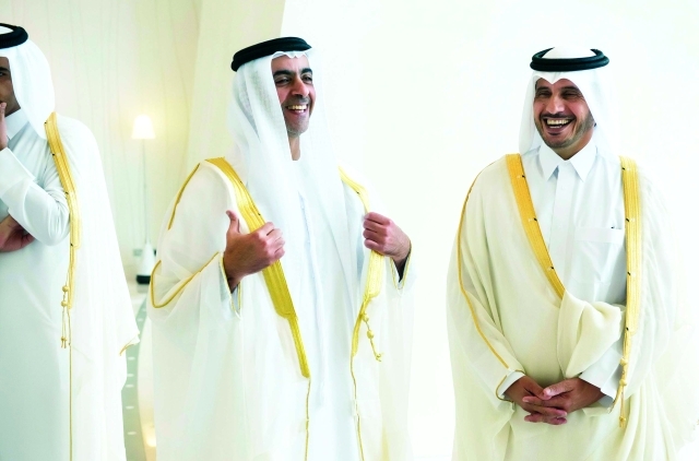 "سيف بن زايد وعبدالله بن ناصر"