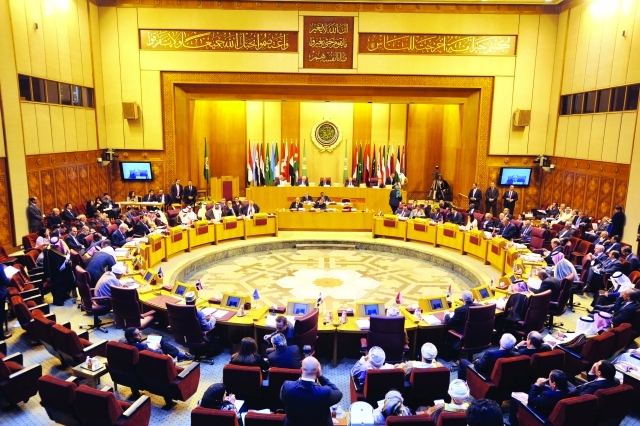"وزراء الخارجية العرب خلال اجتماعهم في القاهرة  -   إي بي إيه"