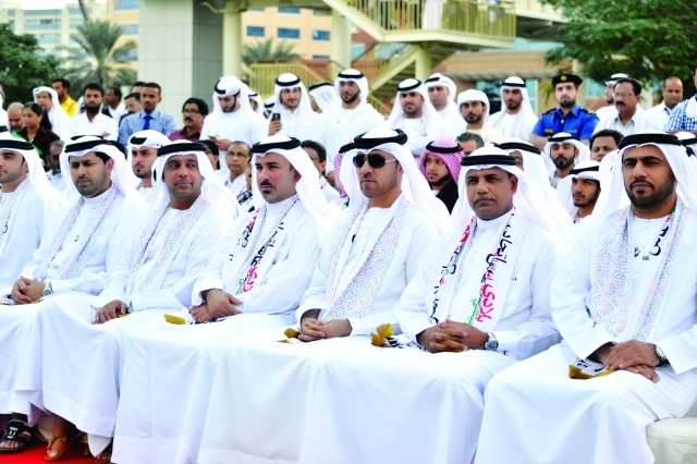 "قيادات جمارك دبي خلال الاحتفال\t-البيان"