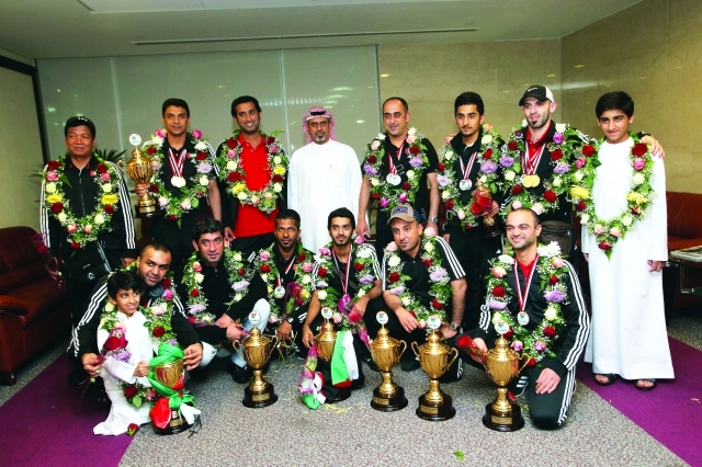 "منتخب البلياردو بطل العرب 2014\t- البيان"