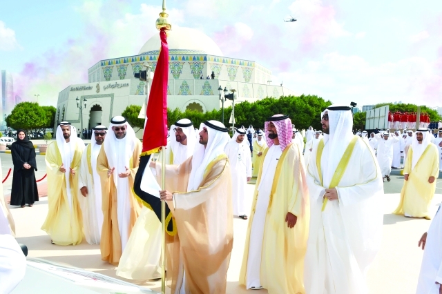 "ولي عهد أبوظبي وأولياء العهود في الاحتفالية"