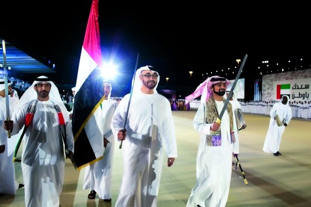 "..وسموه وولي عهد عجمان خلال مشاركتهما الاحتفال"