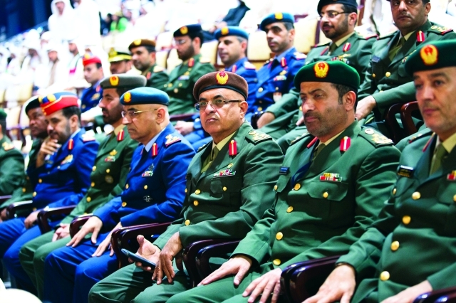"كبار ضباط القوات المسلحة خلال احتفالية «سعدك يا وطن»"