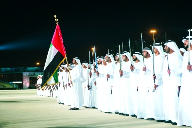 "جانب من الفقرات الاحتفالية في الأوبريت"