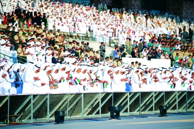 "حضور غفير للاحتفال الرسمي للدولة في اليوم الوطني"