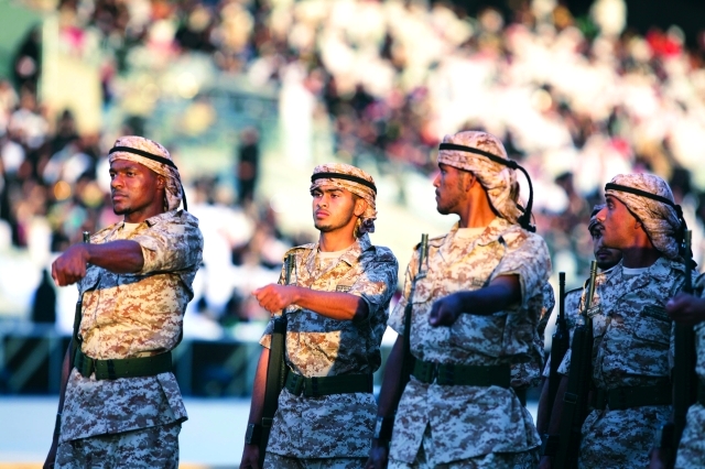 "جنود الوطن يظهرون جاهزية عالية خلال العرض"