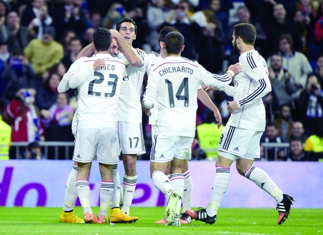 "ريال مدريد اكتسح كورنيا بخماسية أ ف ب"