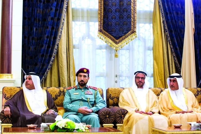 "سيف الشعفار وخلفان الرميثي وناصر السويدي ومحمد المحيربي"
