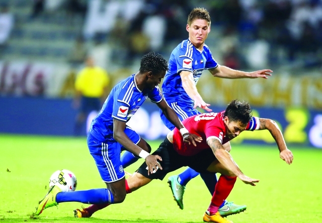 "الأهلي دفع ثمن الصعوبات التي يواجهها - تصوير - سالم خميس"