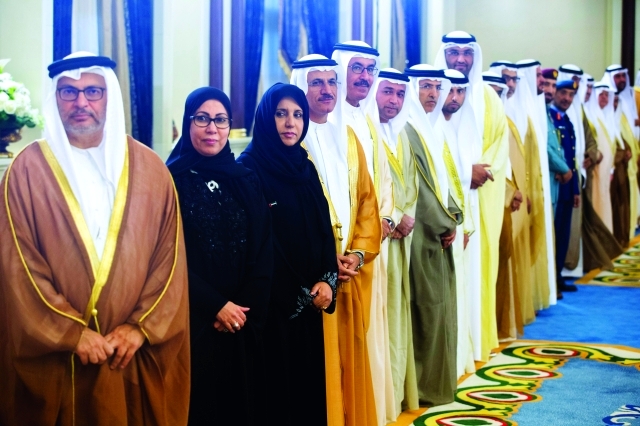 "قرقاش والرومي والشامسي والمنصوري وغباش والبادي والمزروعي والجابر والخييلي"