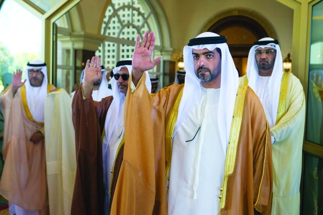 "حامد بن زايد وأنور قرقاش وعبد الرحمن العويس وسلطان الجابر"