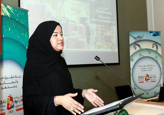 "ليلى سهيل تستعرض أهمية السوق الخليجية بالنسبة للمهرجان"