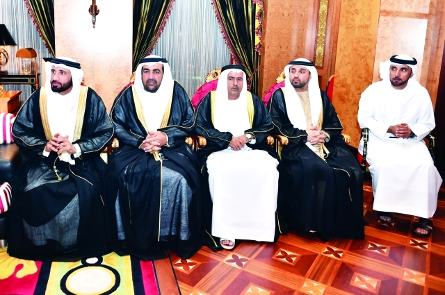 "راشد بن فهد ومحمد الشيباني وخليفة سليمان وسلطان السبوسي ومصلح الأحبابي"