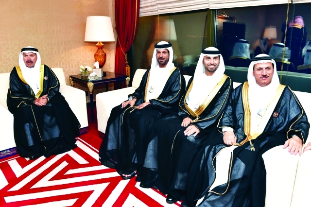 "سلطان المنصوري وسهيل المزروعي ومصبح الفتان وصالح العامري"