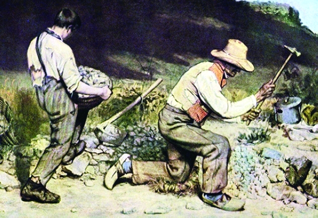"لوحة كسارات الحجر"