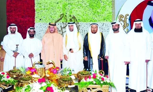 "سعيد بن طحنون بن محمد آل نهيان ومسلم بن حم والعريس والأهل"