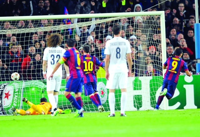 "برشلونة انتزع الصدارة من سان جيرمان - أ ب"
