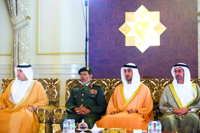 "خالدون المبارك وحمد الرميثي ومحمد المزروعي وعبد الله الشحي"